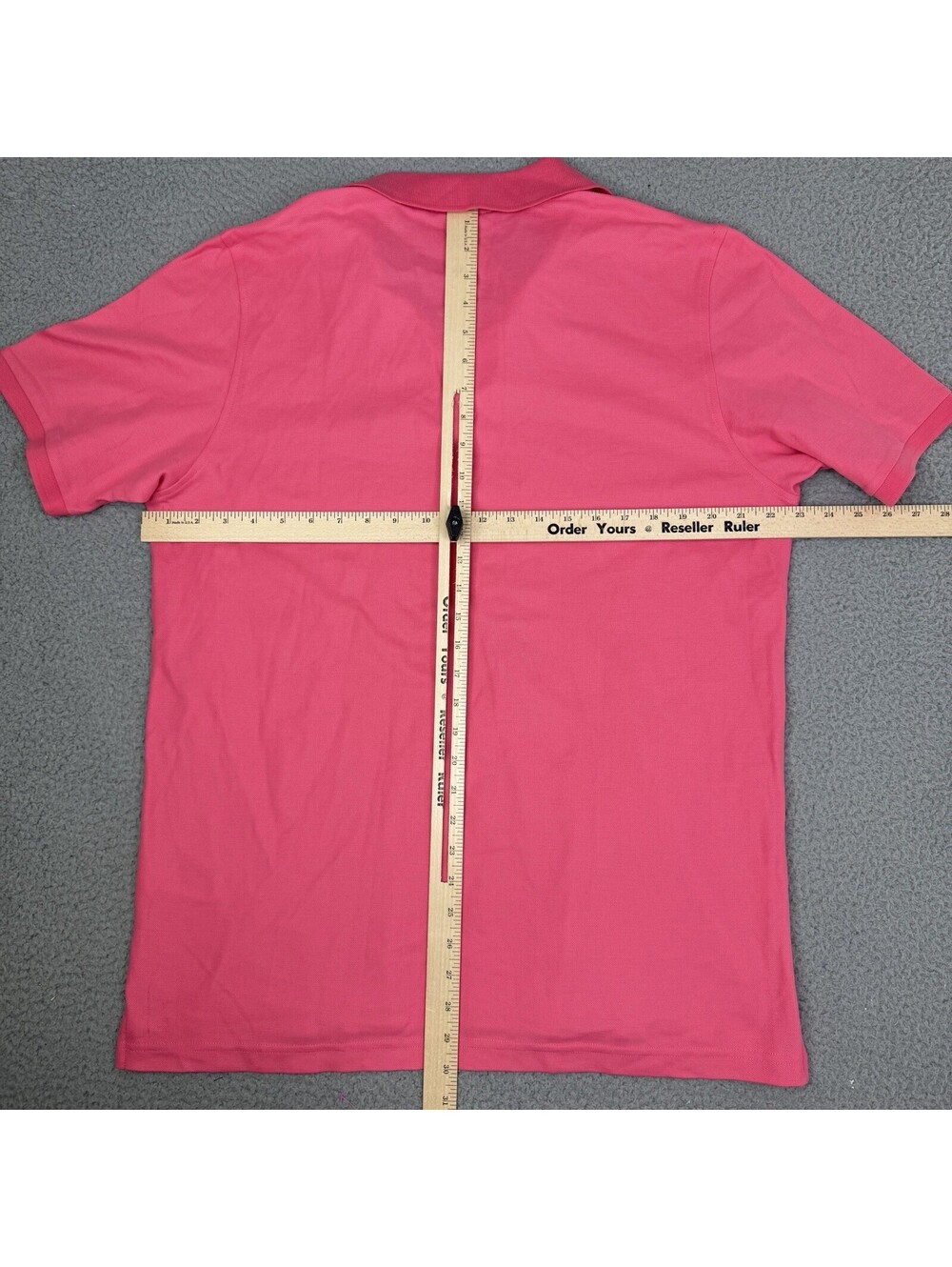 NWT Psycho Bunny Camellia Rose PIQUE Pima Cotton Polo Shirt Men's 7 XL PINK - Picture 3 of 11